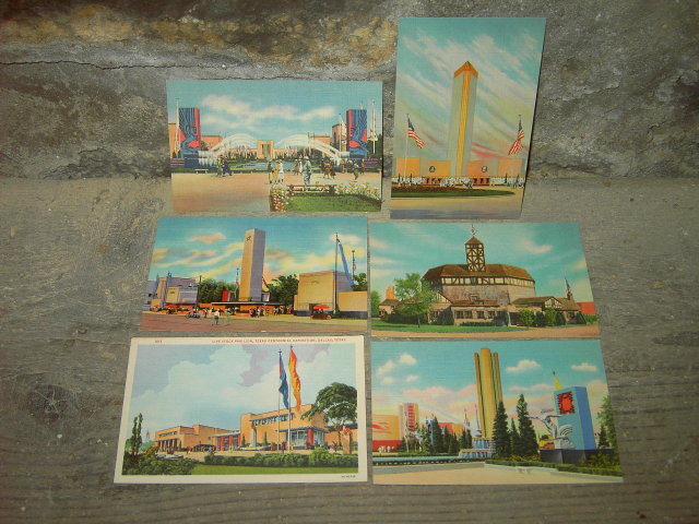 DALLAS TEXAS 1936 CENTENNIAL EXPOSITION POSTCARD TRAVEL TOURISM PICTURE CARD