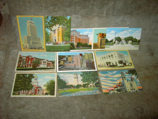 DALLAS FORT WORTH WACO SAN ANTONIO TEXAS PICTURE POSTCARD HISTORIC BUILDING CITY LANDMARK MAIL CARD
