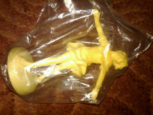 DANCING YOUNG GIRL CAKE TOP BIRTHDAY DESSERT TOPPER FIGURINE PARTY DECORATION WILTON 1973