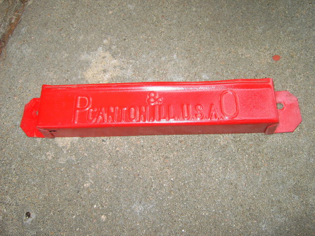 CANTON ILLINOIS P & O ADVERTISING BIN TOOL STORAGE RACK