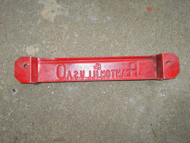 CANTON ILLINOIS P & O ADVERTISING BIN TOOL STORAGE RACK