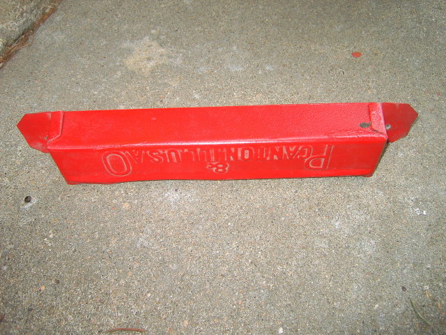 CANTON ILLINOIS P & O ADVERTISING BIN TOOL STORAGE RACK