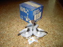 FOLEY STAINLESS STEEL CONDIMENT BOWL RELISH SERVER UTENSIL WALNUT WOOD HANDLE FENIAL KNOB