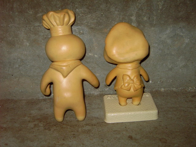 PILLSBURY POPPIE FRESH DOUGHGIRL POPPIN DOUGH BOY TOY DOLL FIGURINE SET