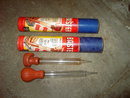 PYREX HEAT PROOF GLASS TURKEY MEAT BASTER UTENSIL ARTBECK ARTHUR BECK COMPANY CHICAGO ILLINOIS ADVERTISING TUBE BOX