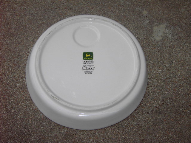 JOHN DEERE ASHTRAY FARM IMPLEMENT DEALER DESK ORNAMENT ADVERTISING DISH