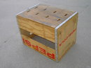 PEPSI COLA SOFT DRINK ADVERTISING BOX WOODEN TOTE POP BOTTLE CARRY CRATE