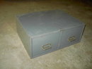 STEELMASTER FILE BOX CABINET STORAGE DRAWER ART STEEL NEW YORK ADVERTISING EMBLEM