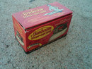 SUNBEAM STEAM DRY IRON ADVERTISING CARDBOARD BOX HOUSEHOLD APPLIANCE STORAGE CRATE