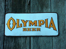 OLYMPIA BEER CLOTH PATCH WASHINGTON STATE BREWING COLLECTIBLE GARMENT DECORATION