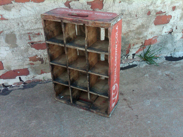 ROYAL CROWN COLA SODA POP BOTTLE TOTE CARRY CRATE