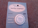 TANGEE ROUGE COMPACT COSMETIC MAKEUP ACCESSORY GEORGE LUFT NEW YORK STORE DISPLAY ADVERTISING CARD