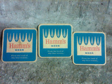 HAMMS BEAR BEER BEVERAGE COASTER BREW ADVERTISING BAR ACCESSORY