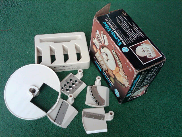 General Electric Versa Disc Food Processor Accessory kit Slicer Cutter Blade Tool
