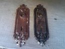 DOORKNOB LATCH KEY HOLE BACK PLATE VICTORIAN DOOR HARDWARE DECORATION