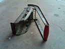 VILLA POTATO CHIPPER FRENCH FRY CUTTER VEGETABLE DICER CUBER HAND OPERATED GADGET STEEL KITCHEN TOOL DEPRESSION ERA FOOD PREPARATION UTENSIL