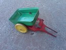 DUMPING WAGON DUMP STYLE TOY TRAILER PAINTED STEEL CART