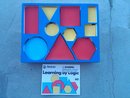 INVICTA LEARNING BY LOGIC COLORED BLOCK CHILDRENS GAME TEACHING PASTIME OADBY LEICESTER ENGLAND MADE EDUCATIONAL PRODUCT
