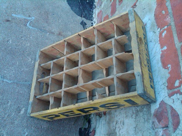 ST LOUIS MISSOURI PEPSI COLA CRATE SOFT DRINK SODA POP BOTTLE TOTE WOODEN CARRIER CASE