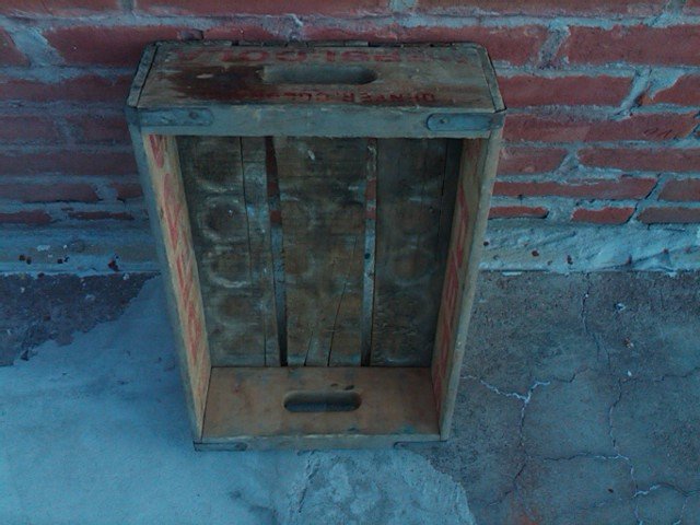 DENVER COLORADO PEPSI COLA CRATE SOFT DRINK SODA POP BOTTLE TOTE WOODEN CARRIER CASE
