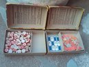 LOTTO BOARD GAME DEPRESSION ERA PASTIME WHITMAN PUBLISHING RACINE WISCONSIN ORIGINAL BOX