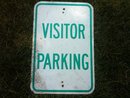 VISITOR PARKING SIGN OFFICE WALL DECORATION DORM ROOM DOOR ORNAMENT