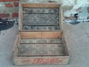 OMAHA NEBRASKA PEPSI COLA CRATE SOFT DRINK SODA POP BOTTLE BEVERAGE TOTE WOODEN CARRIER CASE BOX