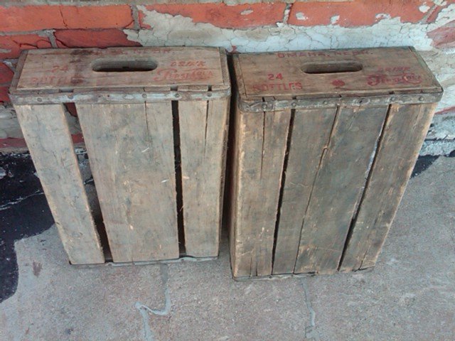OMAHA NEBRASKA PEPSI COLA CRATE SOFT DRINK SODA POP BOTTLE BEVERAGE TOTE WOODEN CARRIER CASE BOX