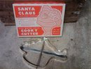 CHRISTMAS SANTA CLAUS COOKIE PASTRY CUTTER 8 INCH LARGE SIZE ORIGINAL CARDBOARD HOLIDAY GIFT BOX