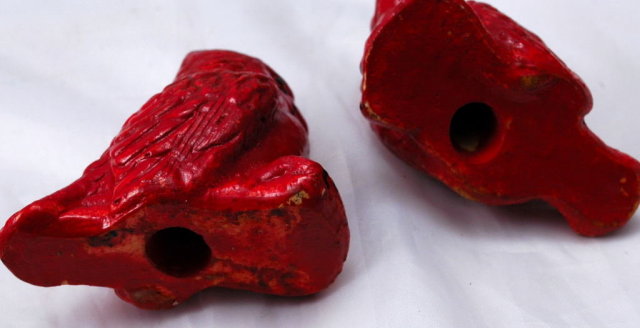 Very old Red Cardinal Salt and Pepper Shaker set.