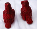 Very old Red Cardinal Salt and Pepper Shaker set.