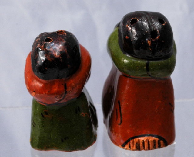Mexican Woman & Child Salt & Pepper Shakers