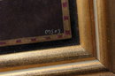 Abstract Pastel Painting, Framed & Signed