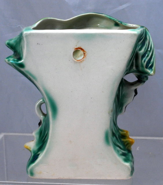 Ceramic Zebra Wall Pocket ( possible Fitz & Floyd)
