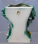 Ceramic Zebra Wall Pocket ( possible Fitz & Floyd)