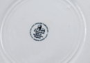 4 BLUE WILLOW PLATES Churchill Staffordshire 10
