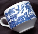 Blue Willow Churchill England China Teacup