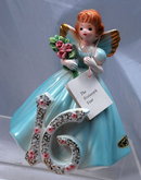 Josef Originals Sweet 16 Angel Girl Figurine, Japan with tags