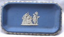 Blue Jasperware Rectangle Pin Tray or Dish