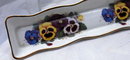 Pansy Pin Tray, Fine Bone China England
