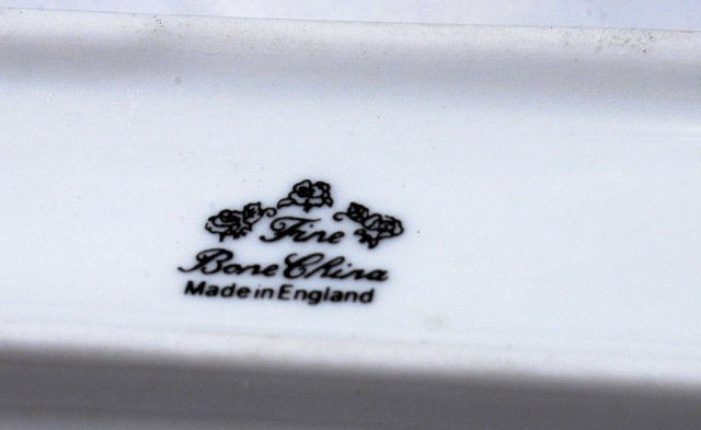 Pansy Pin Tray, Fine Bone China England