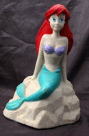 Disney Mr Sandman ARIELLE LITTLE MERMAID Sand Sculpture