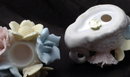 Porcelain Swans Candle Stick Holders Arco Fine Quality Dallas made in Japan