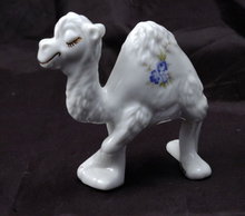 Hand Painted Camel Figurine signed