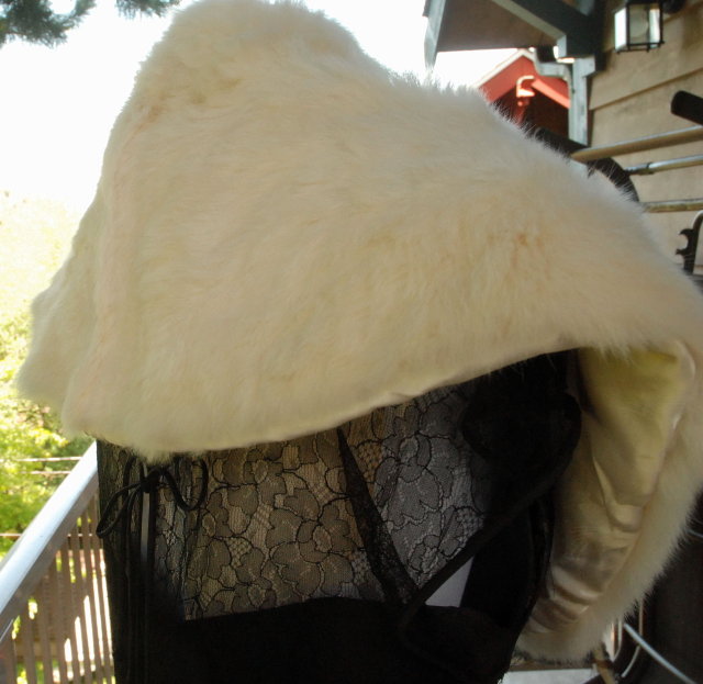 Vintage White Mink Shoulder Stole