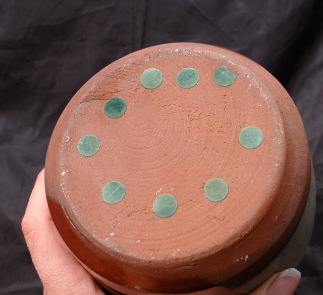Old Japanese Earthenware Sake Jug or Bottle Natural glaze