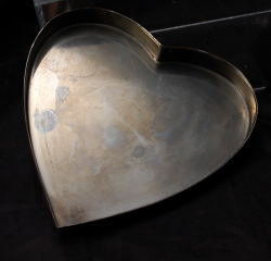 Large Solid Copper Heart Cookie Cutter , Tin Lined