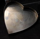 Large Solid Copper Heart Cookie Cutter , Tin Lined