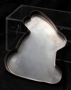 Large Solid Copper Bunny Rabbit Cookie Cutter , Tin Lined