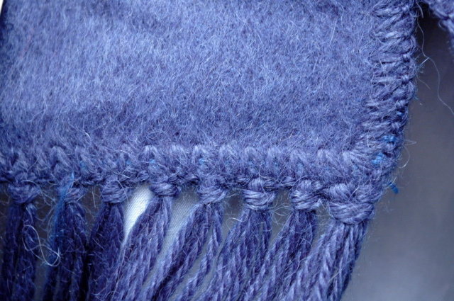 Brushed Alpaca Scarf with Fringe from Peru New with Tags